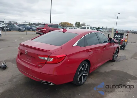 2018 Honda Accord Sport from USA, damaged, VIN 1HGCV1F37JA016361